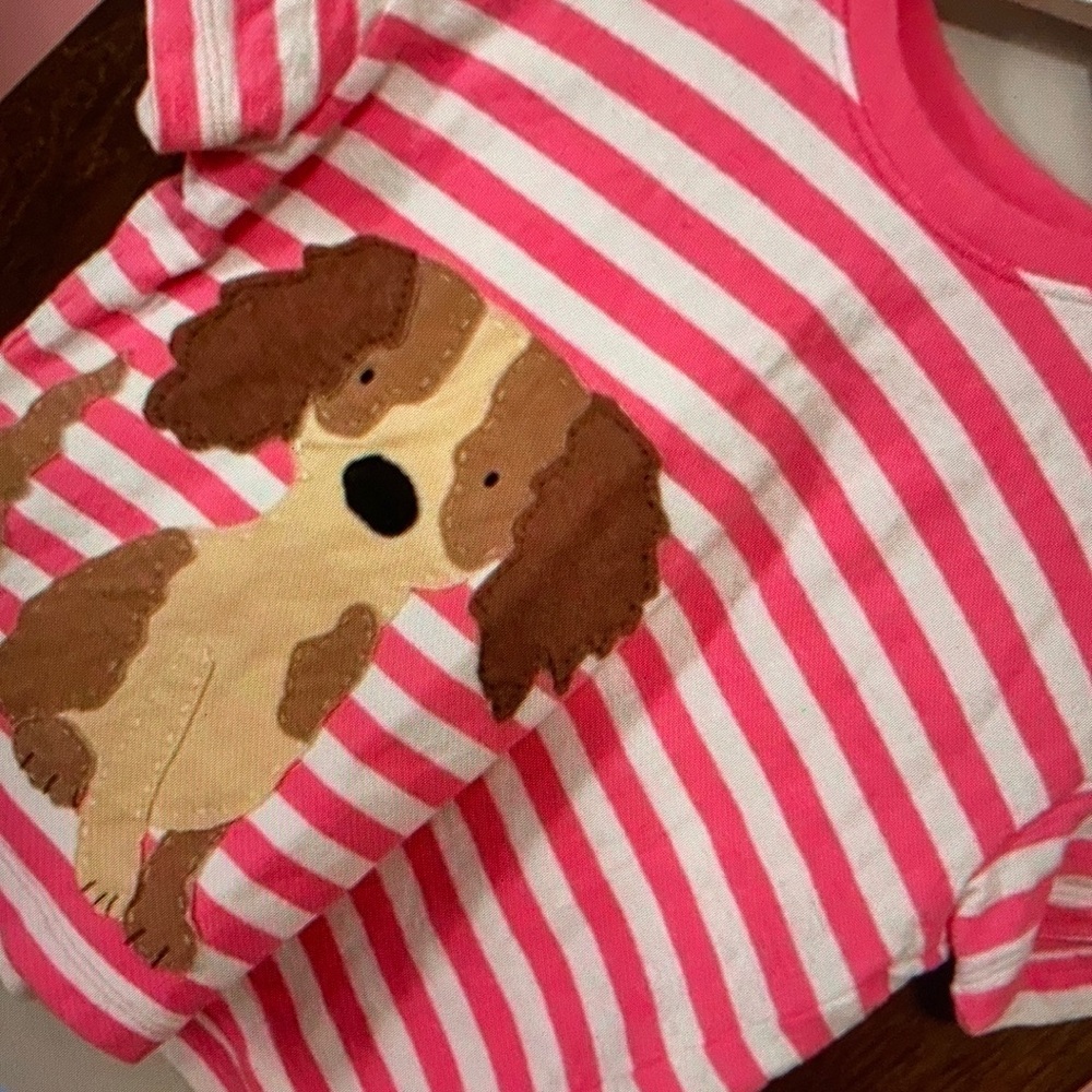 Great condition kid’s stripe puppy top